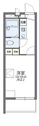 レオパレスアズール加美東 1Kの間取図画像