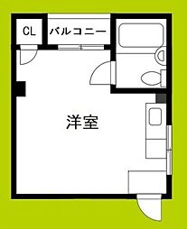 ベストレジデンス都島 ワンルームの間取図画像