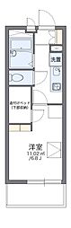 レオパレス妙楽 1Kの間取図画像