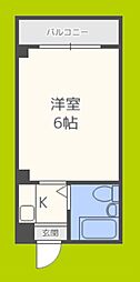 メゾンリファイン ワンルームの間取図画像