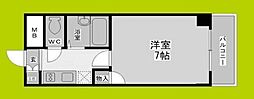 メゾンコーエイ 1Kの間取図画像