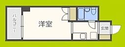 グランドピア高津 ワンルームの間取図画像