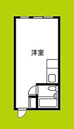 リベラルオリエンテ中野 ワンルームの間取図画像