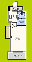 M'PLAZA新大阪壱番館 1Kの間取図画像