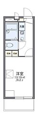 レオパレスクリスタ住吉 1Kの間取図画像