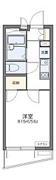 レオパレスナニワシティー 1Kの間取図画像