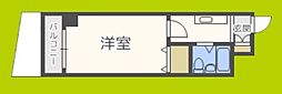 ノルデンハイム上新庄 1Kの間取図画像