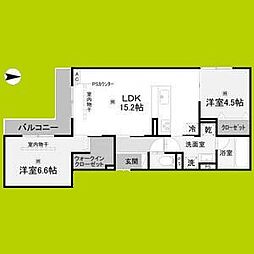 D-residence服部寿町 2LDKの間取図画像