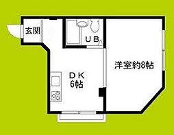 田中ビル 1DKの間取図画像