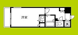 リーガル天神橋 ワンルームの間取図画像