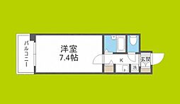 エスティライフ梅田新道 1Kの間取図画像