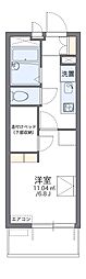 レオパレスエスペランザ 1Kの間取図画像