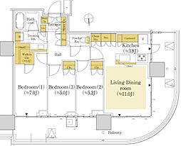 間取図画像 3LDK
