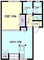 アクアウエスト 105 ｜ 秋田県大仙市佐野町（賃貸アパート1LDK・1階・42.14㎡） その2