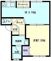 バンビーノ 202 ｜ 秋田県大仙市福田町（賃貸アパート1DK・2階・41.31㎡） その2