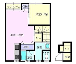 間取図画像 1LDK