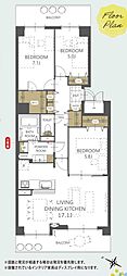 間取図画像 3LDK