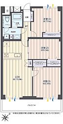 ふなばしハイツ 3LDKの間取図画像