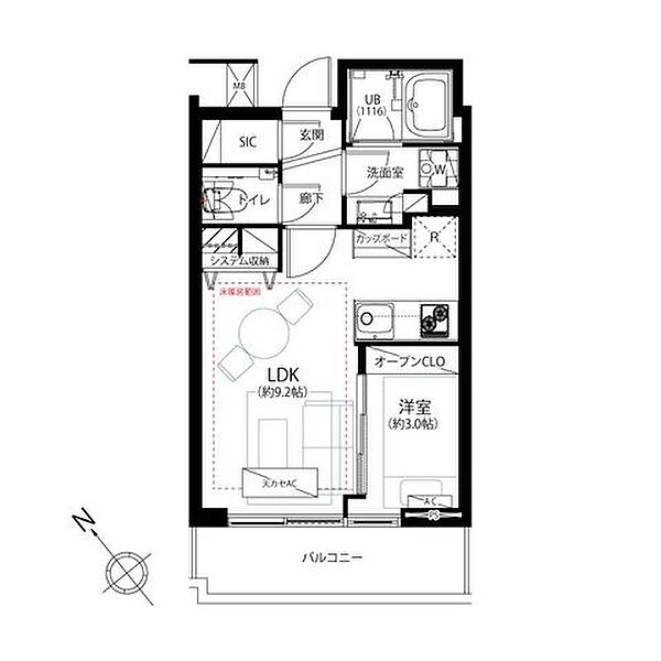 間取りを拡大表示