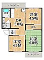 有野台住宅6号棟3階3.7万円