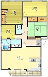 Note27BLD. 4LDKの間取図画像