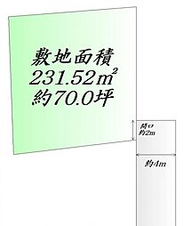 物件画像 太白区袋原3丁目　建築条件なし