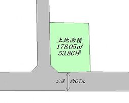 物件画像 白石市大平森合字権現　建築条件なし