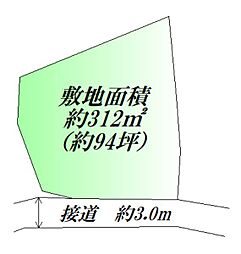 物件画像 岩沼市長岡字北原　建築条件なし