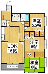 間取図画像 3LDK
