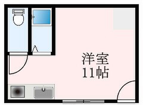 大阪府大阪狭山市池尻中1丁目(賃貸マンション1R・2階・21.00㎡)の写真 その2