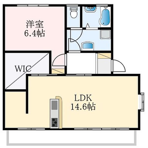 大阪府和泉市池田下町(賃貸アパート1LDK・2階・50.00㎡)の写真 その2