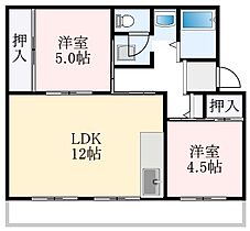 大阪府大阪狭山市大野台6丁目（賃貸マンション2LDK・1階・54.38㎡） その2