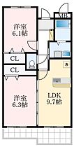 大阪府堺市東区日置荘原寺町（賃貸マンション2LDK・3階・53.09㎡） その2