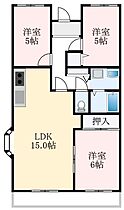 大阪府富田林市甲田6丁目（賃貸マンション3LDK・1階・65.00㎡） その2