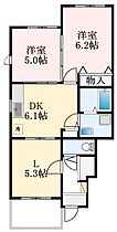 大阪府堺市中区深阪2丁14-19（賃貸アパート2LDK・1階・51.23㎡） その2