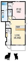 大阪府堺市東区西野（賃貸アパート1LDK・1階・42.50㎡） その2