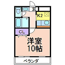 グロスU21  ｜ 栃木県鹿沼市緑町3丁目（賃貸マンション1K・3階・27.45㎡） その2