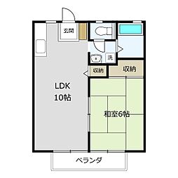 PANAHEIGHTSMORI 1LDKの間取図画像