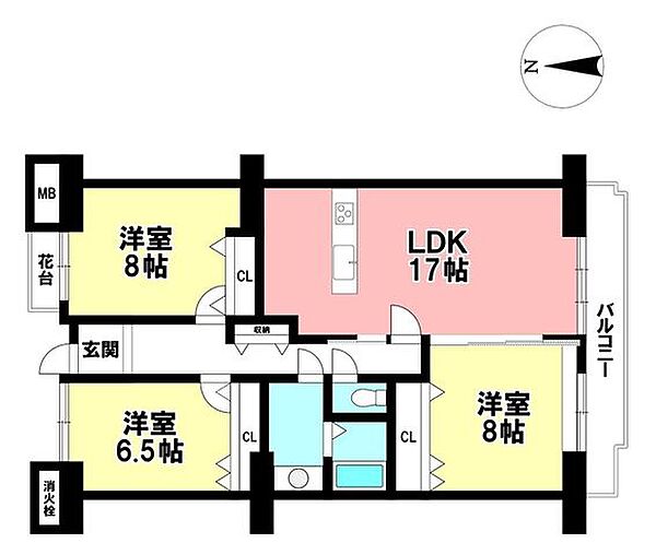 間取りを拡大表示