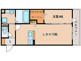 奈良県奈良市神殿町（賃貸アパート1LDK・1階・42.00㎡） その2