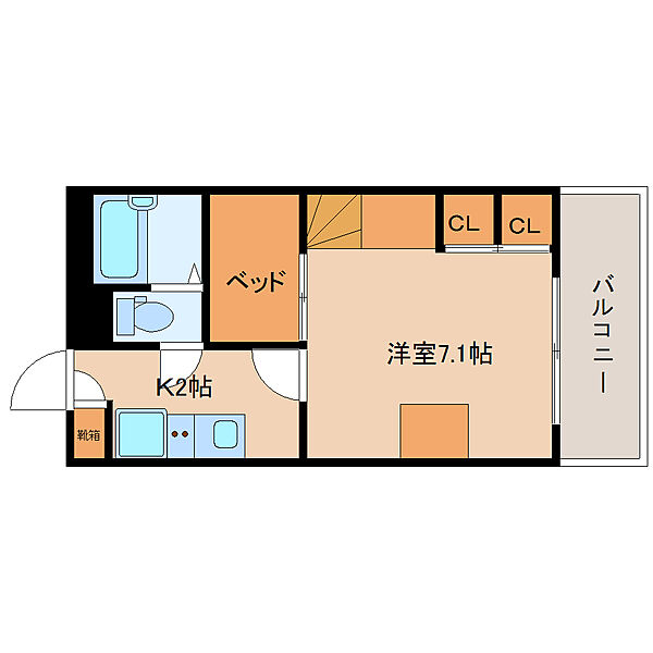 レオパレスMOA ｜奈良県奈良市三条本町(賃貸マンション1K・1階・19.87㎡)の写真 その2