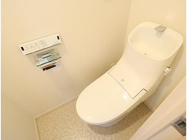 画像12:落ち着いた色調のトイレです