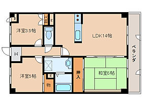 近鉄エルコート新大宮  ｜ 奈良県奈良市三条栄町（賃貸マンション3LDK・5階・64.45㎡） その2