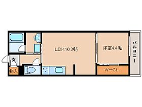 ShaMaison ForestaII 207 ｜ 奈良県奈良市大宮町6丁目9-2（賃貸マンション1LDK・2階・39.20㎡） その2