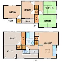 東九条町一戸建（1111-5） 1 ｜ 奈良県奈良市東九条町（賃貸一戸建4LDK・1階・90.88㎡） その2