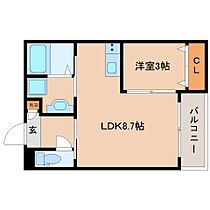 （仮称）ジーメゾン奈良エルカーサ  ｜ 奈良県奈良市法蓮町（賃貸アパート1LDK・3階・29.48㎡） その2