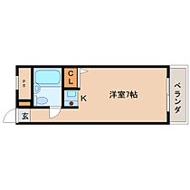 コーポ平和 302 ｜ 奈良県奈良市大宮町1丁目5-2（賃貸マンション1R・3階・21.00㎡） その2