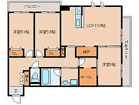 ＳｈａＭａｉｓｏｎ　ＦｏｒｅｓｔａII 307 ｜ 奈良県奈良市大宮町6丁目9-2（賃貸マンション1LDK・2階・39.20㎡） その2