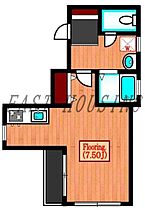 東京都新宿区住吉町（賃貸マンション1K・3階・25.08㎡） その2