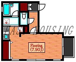 東京都新宿区西新宿５丁目（賃貸アパート1R・2階・25.28㎡） その2